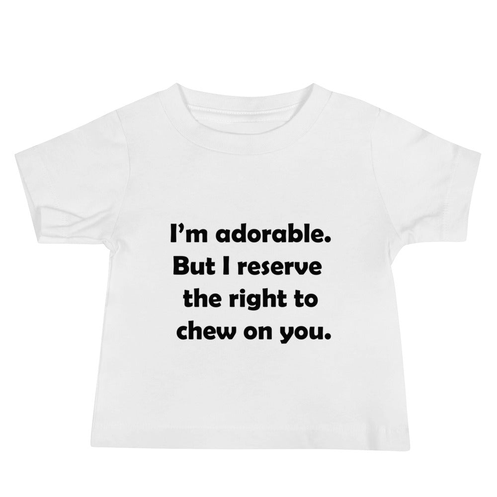 I'm Adorable Baby Jersey Short Sleeve Tee