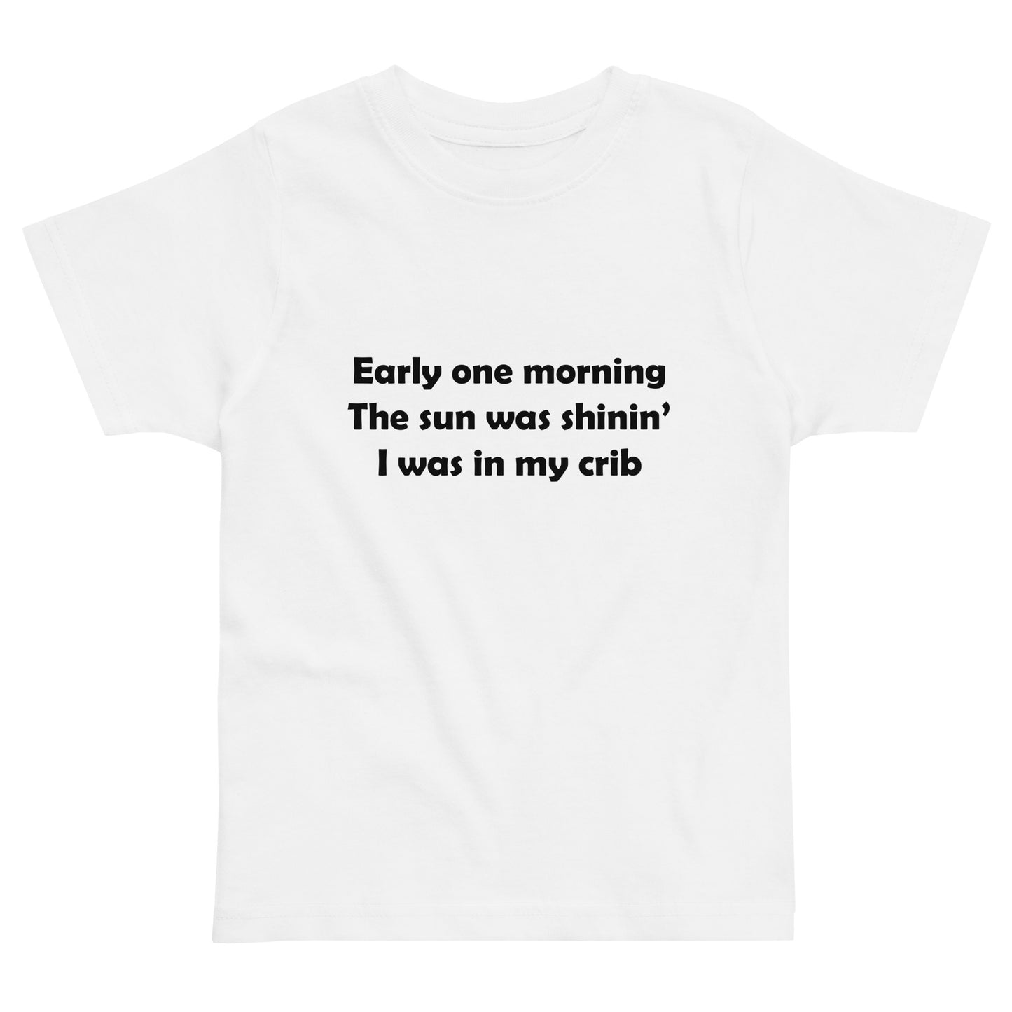 Mozart Lyrics Toddler Jersey T-shirt