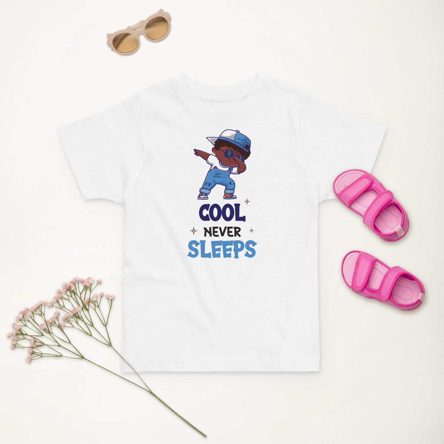 Cool Never Sleeps Toddler Jersey T-shirt