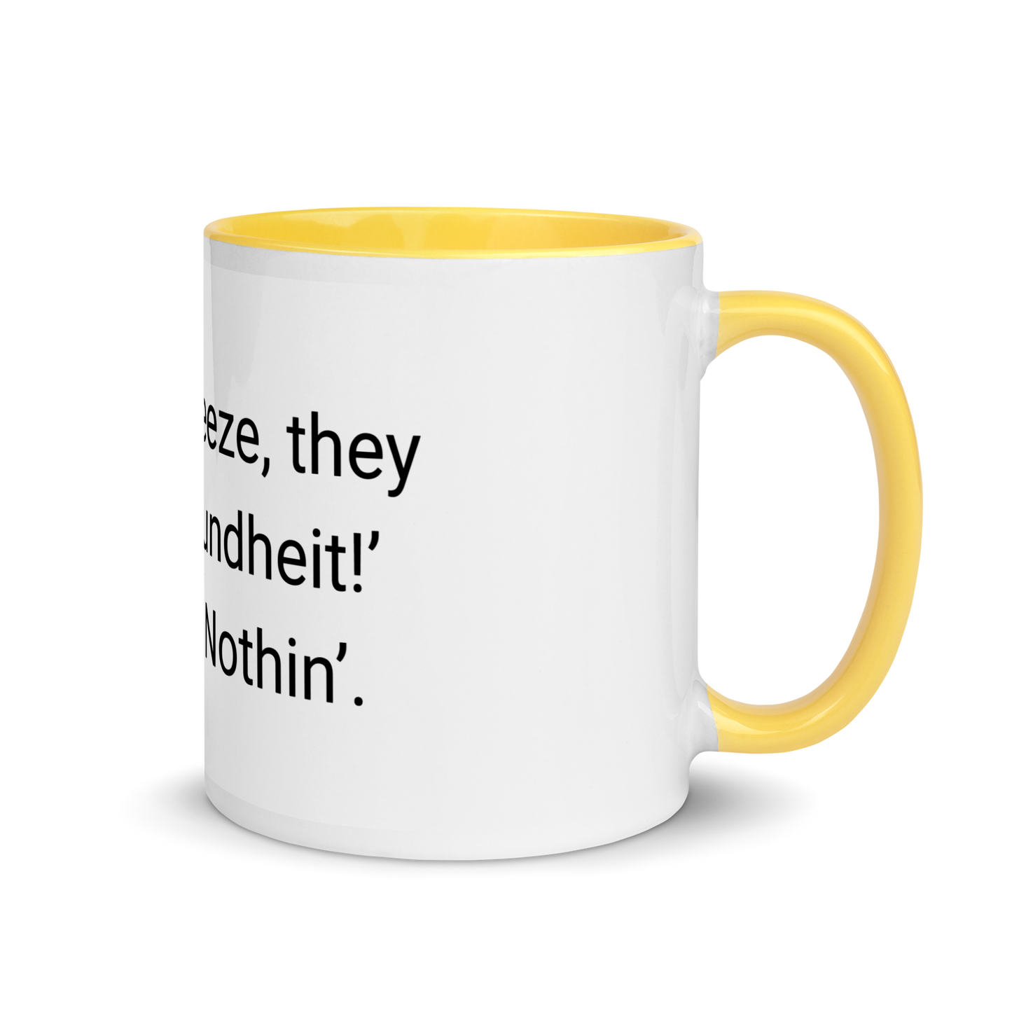 Gesundheit Mug with Color Inside