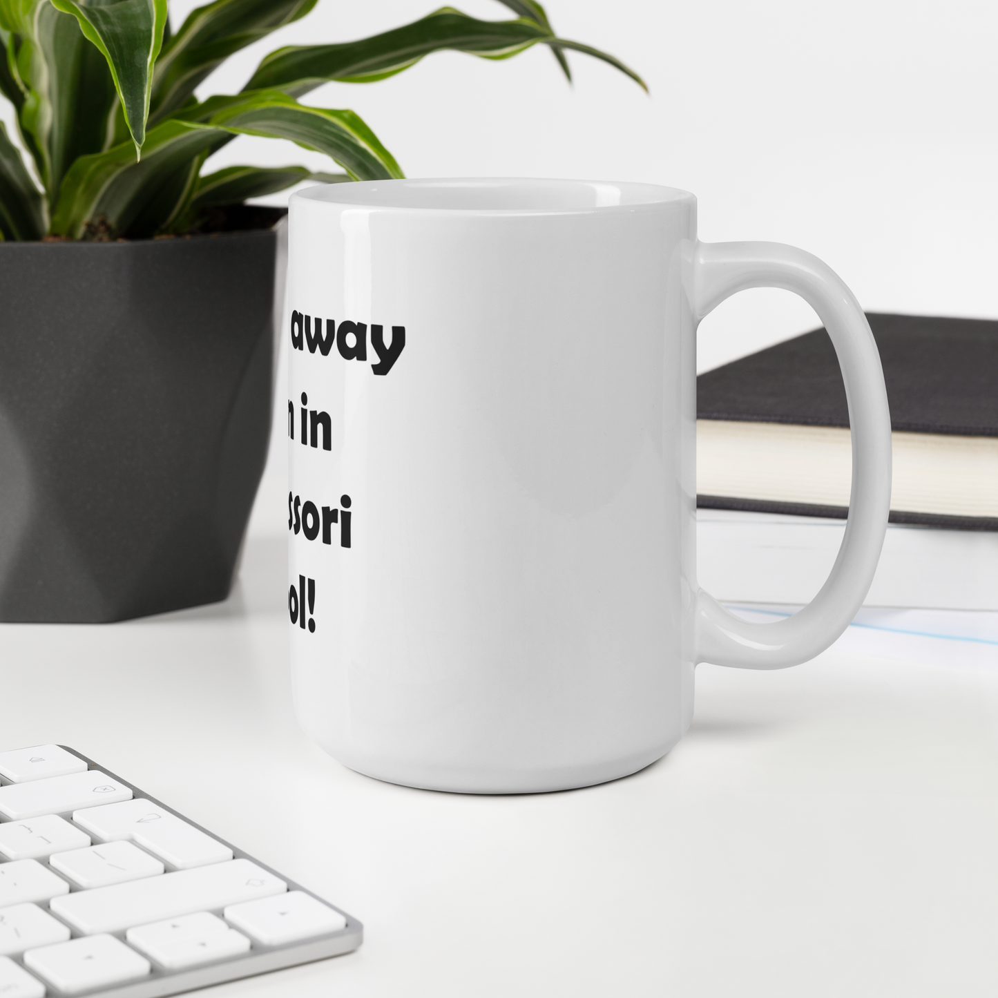 Mozart Montessori School White Glossy Mug