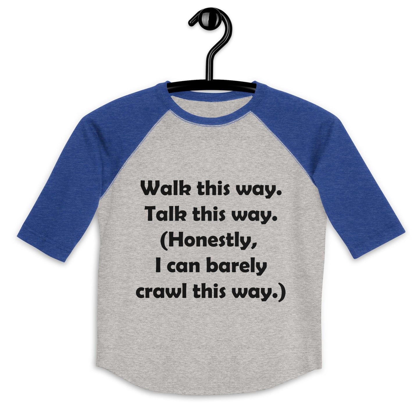 Mozart Walk This Way. Talk This Way. Youth Baseball Shirt