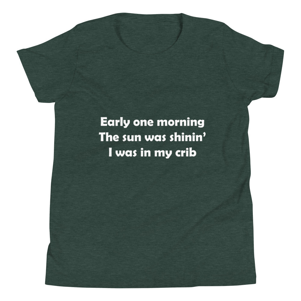 Mozart Lyrics Youth Short Sleeve T-Shirt