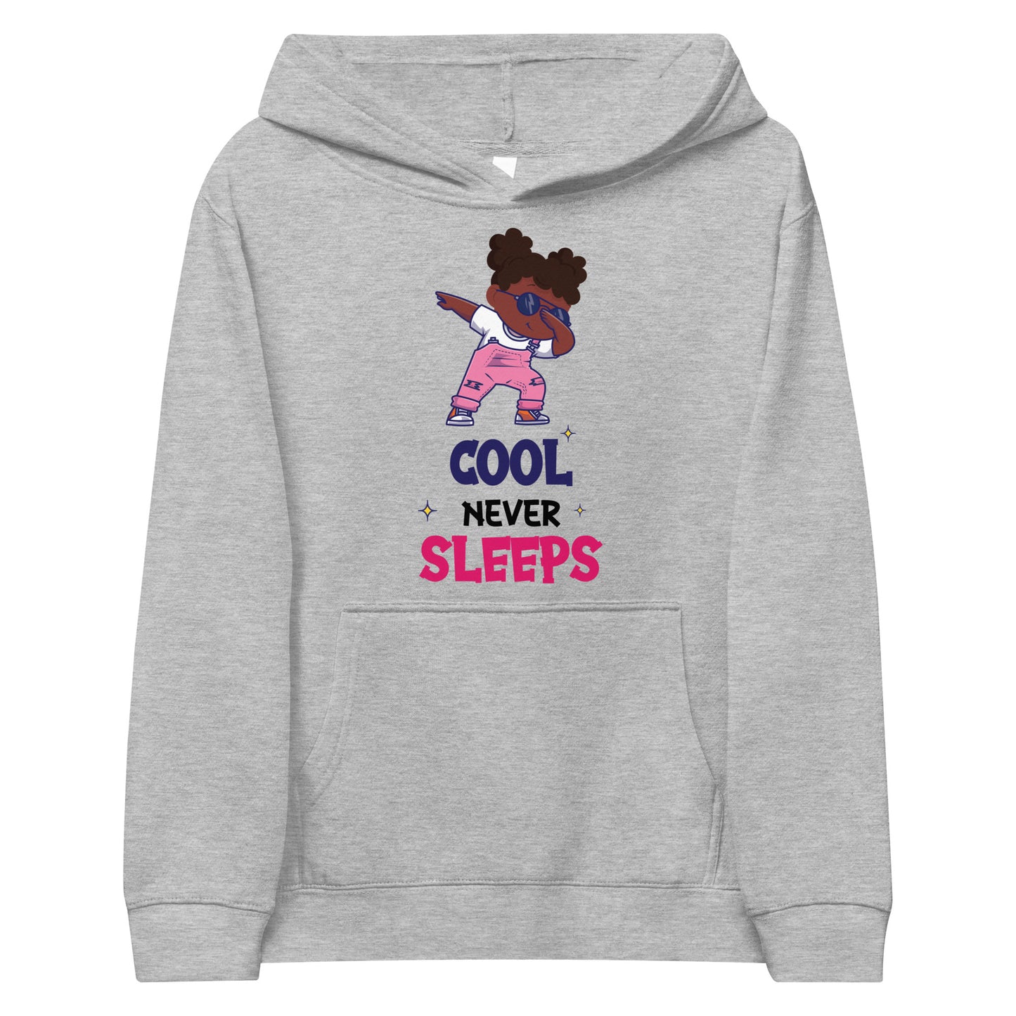 Cool Never Sleeps Kids Fleece Hoodie