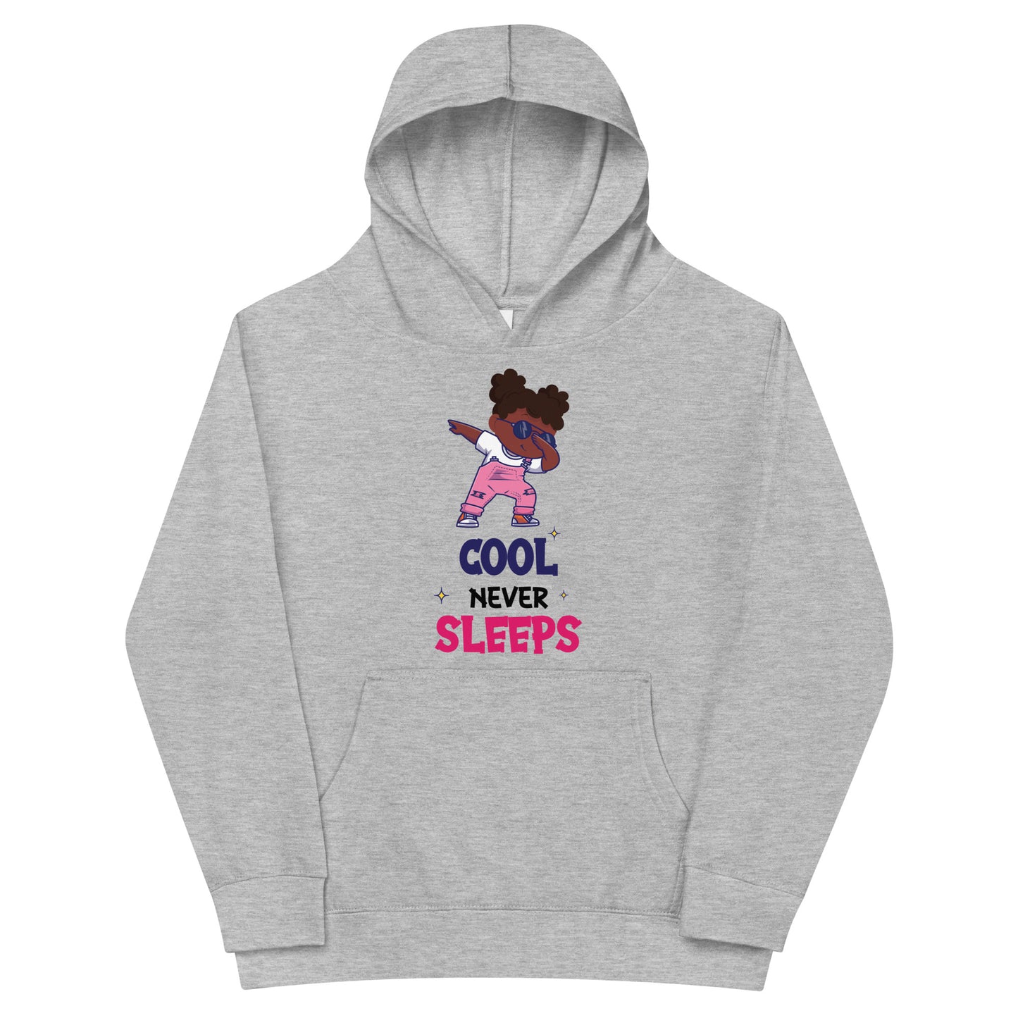 Cool Never Sleeps Kids Fleece Hoodie