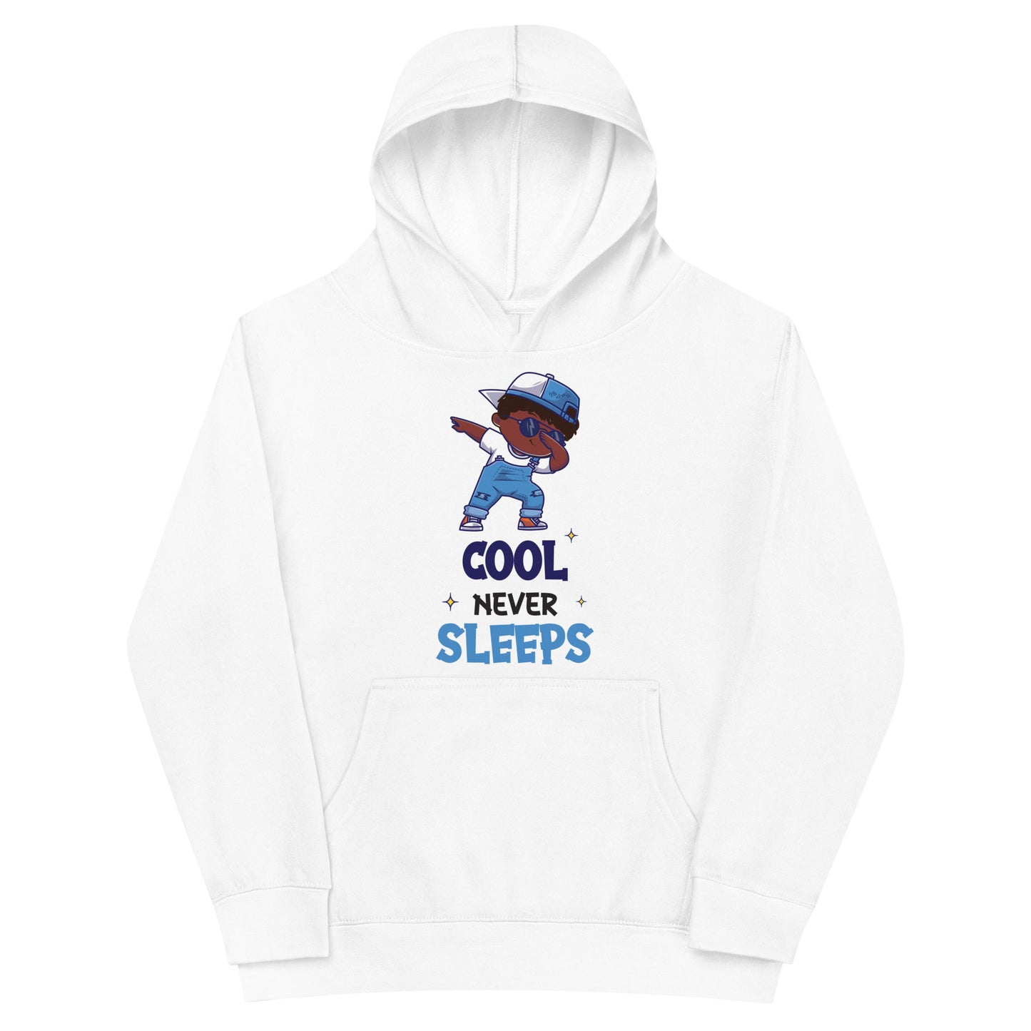 Cool Never Sleeps Kids Fleece Hoodie