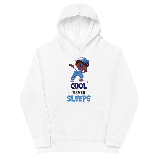 Cool Never Sleeps Kids Fleece Hoodie