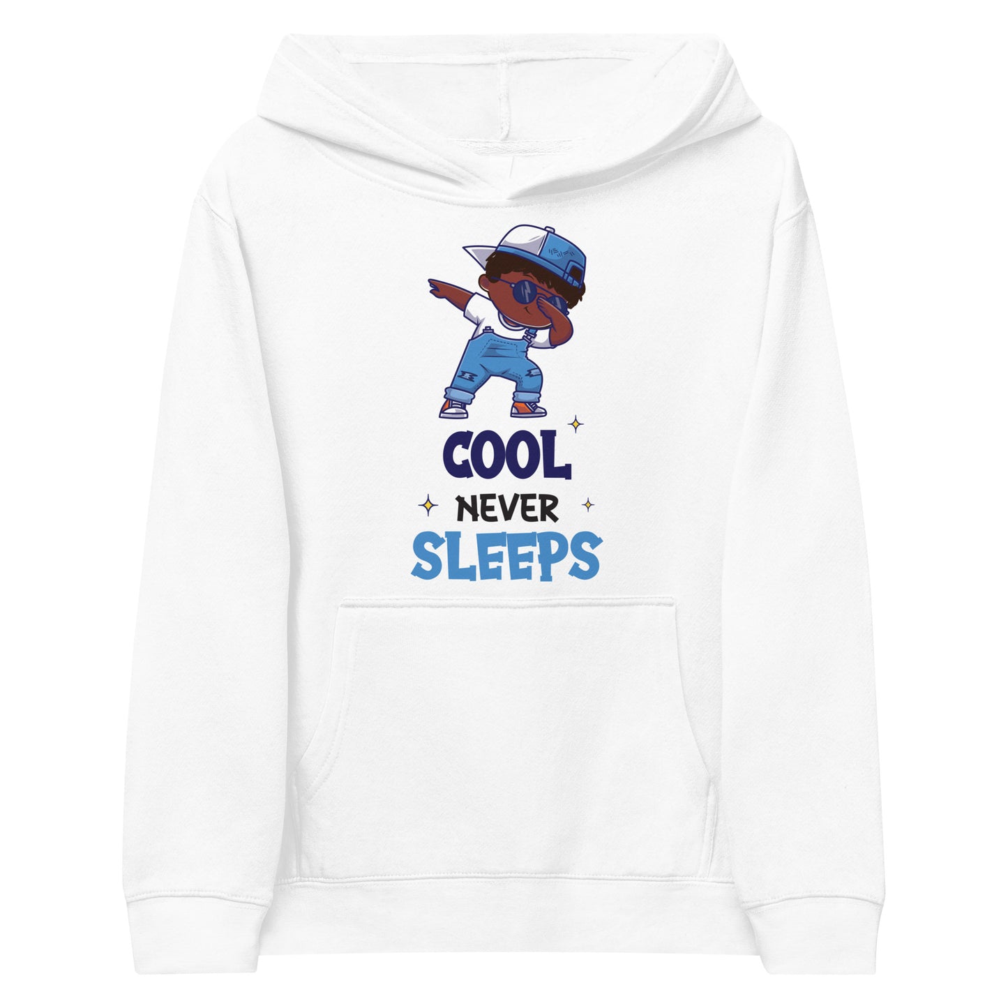 Cool Never Sleeps Kids Fleece Hoodie