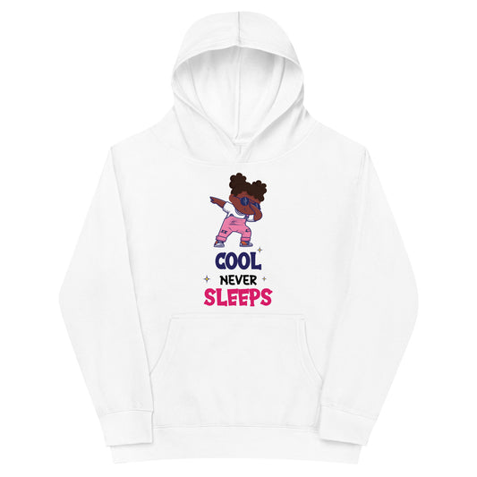 Cool Never Sleeps Kids Fleece Hoodie
