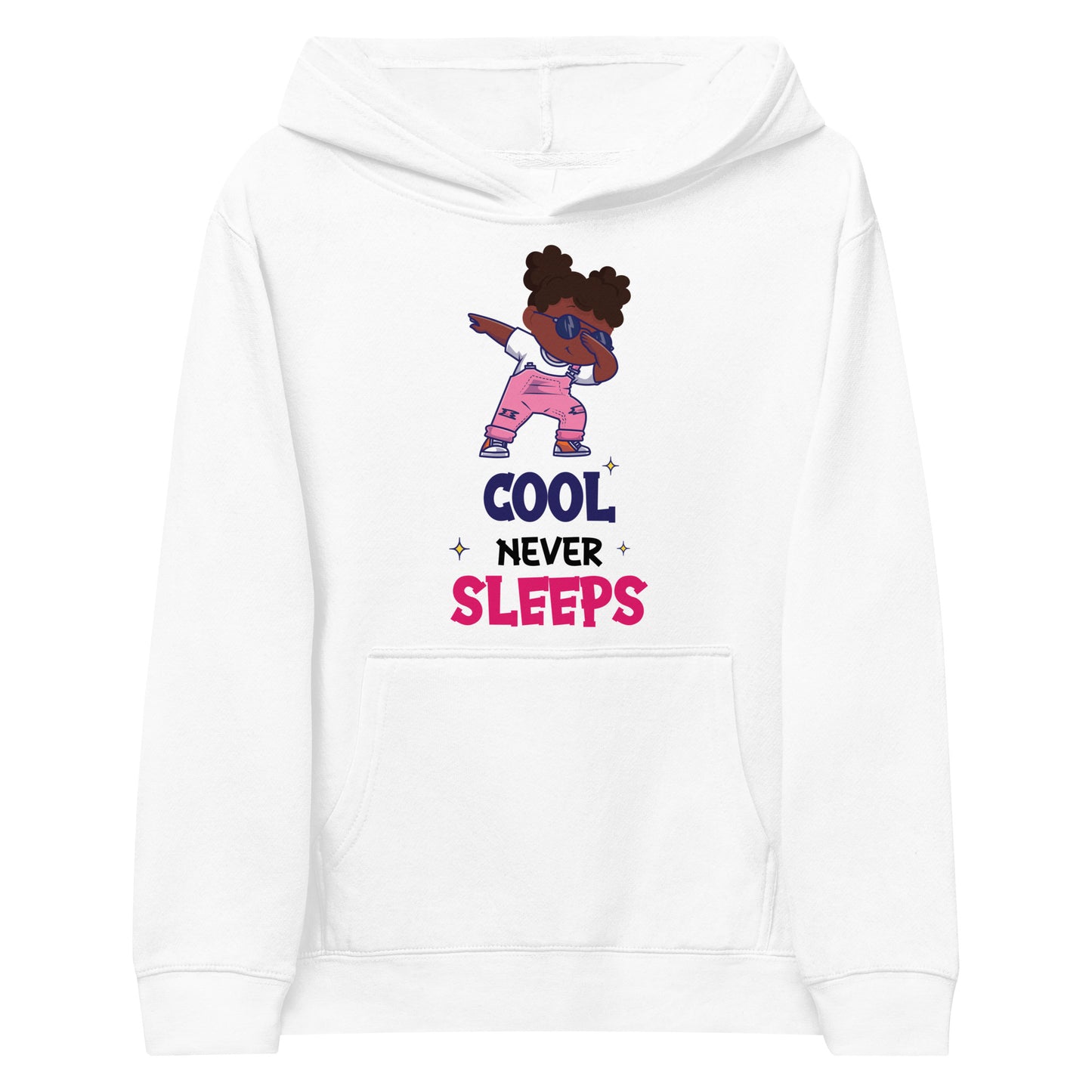Cool Never Sleeps Kids Fleece Hoodie