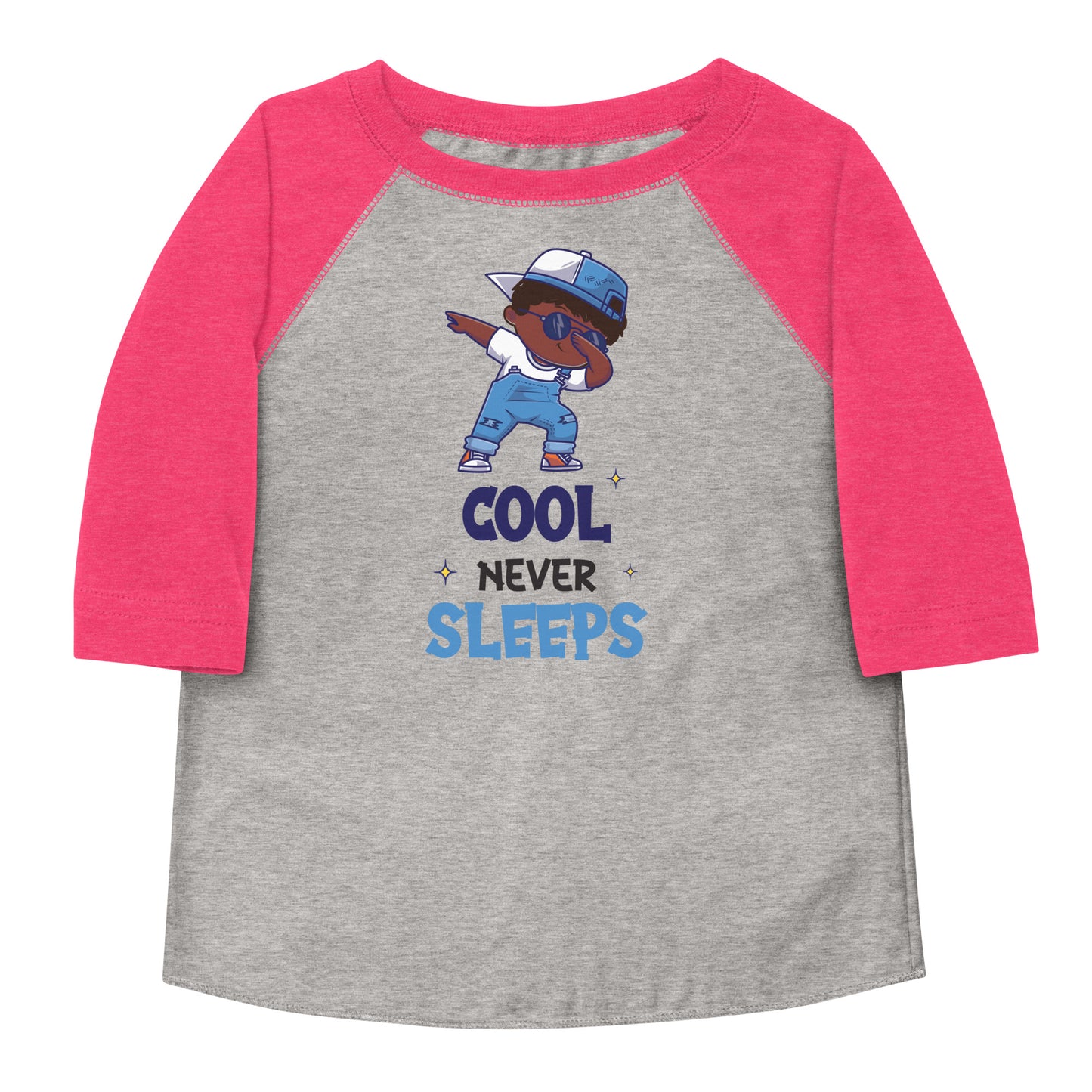 Cool Never Sleeps Toddler Baseball Shirt