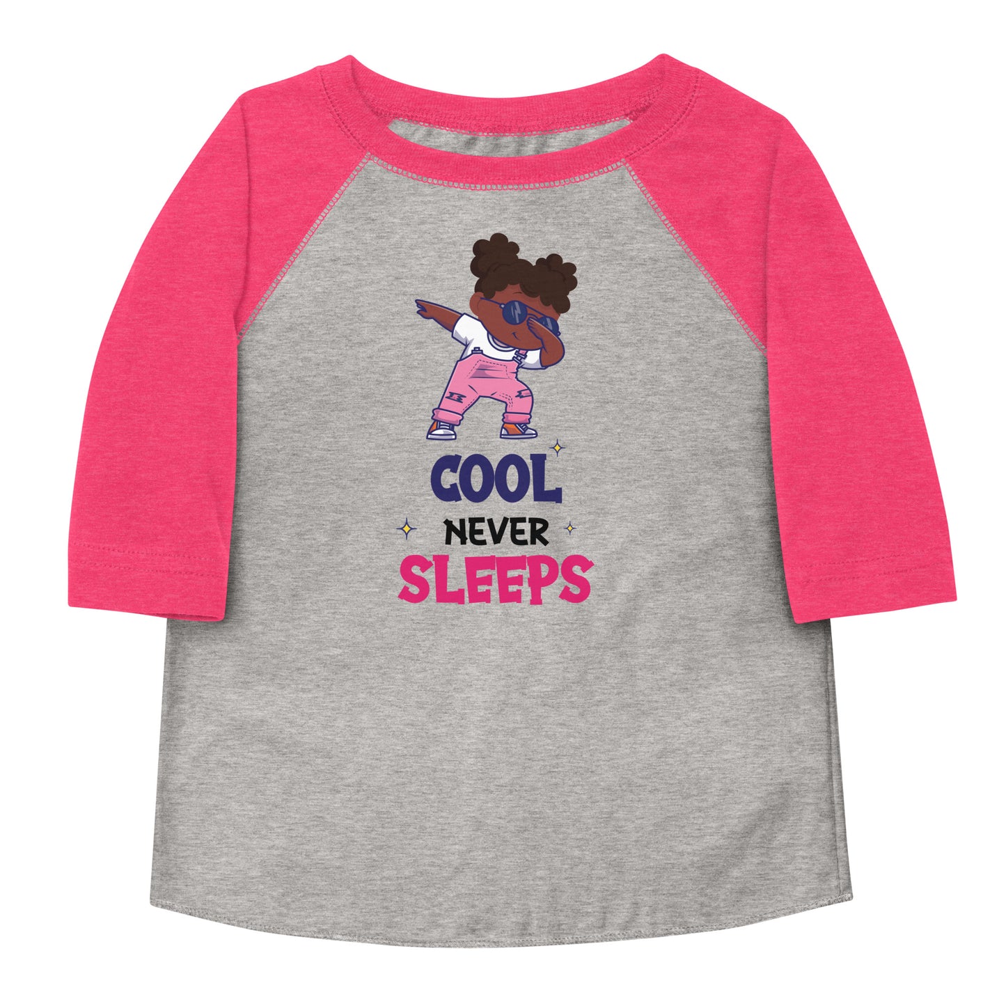 Cool Never Sleeps Toddler Baseball Shirt