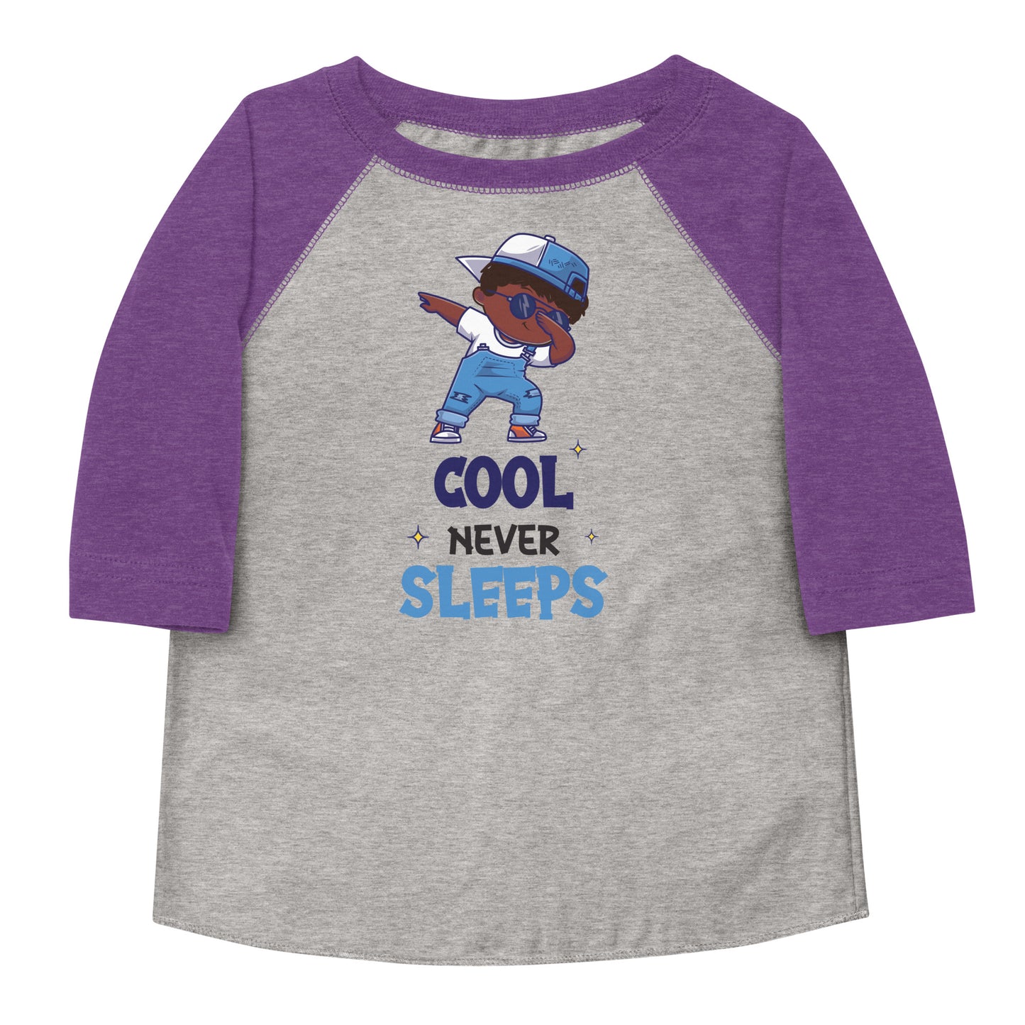 Cool Never Sleeps Toddler Baseball Shirt