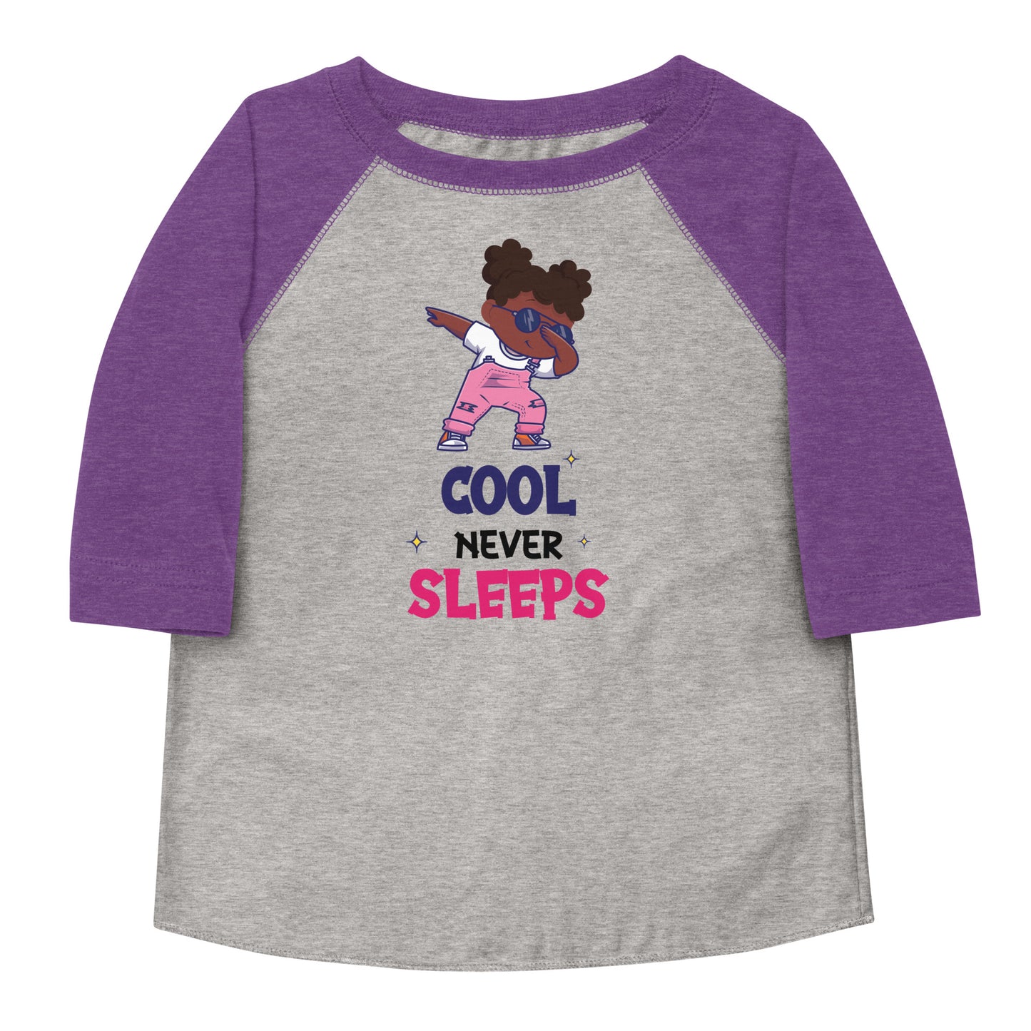 Cool Never Sleeps Toddler Baseball Shirt