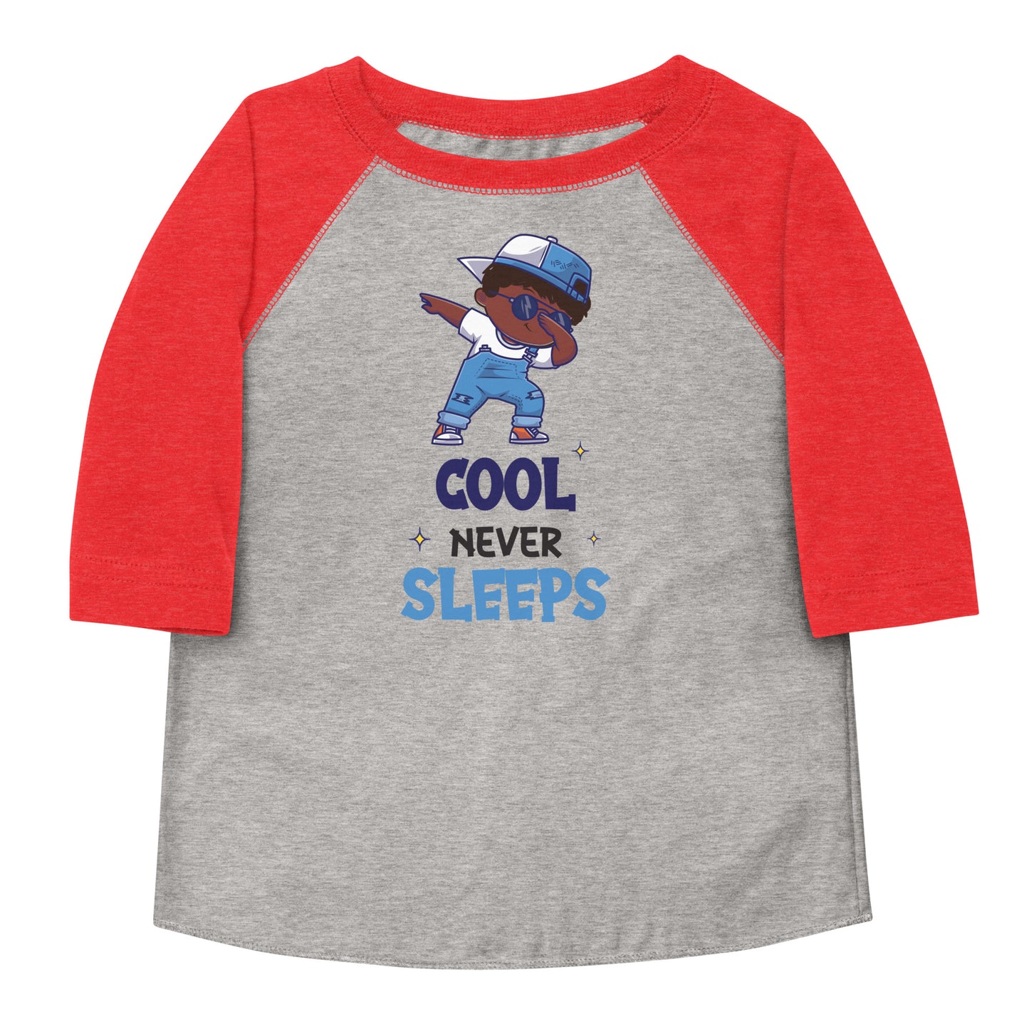 Cool Never Sleeps Toddler Baseball Shirt