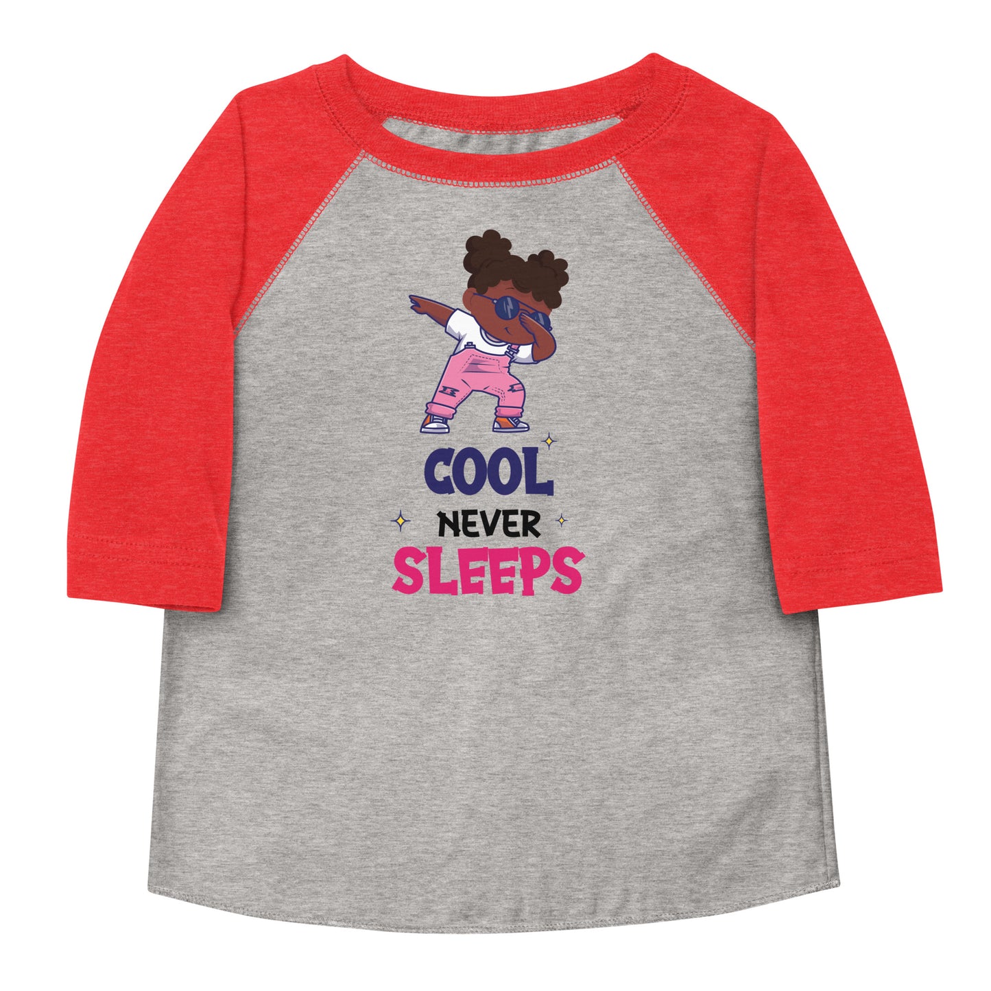 Cool Never Sleeps Toddler Baseball Shirt