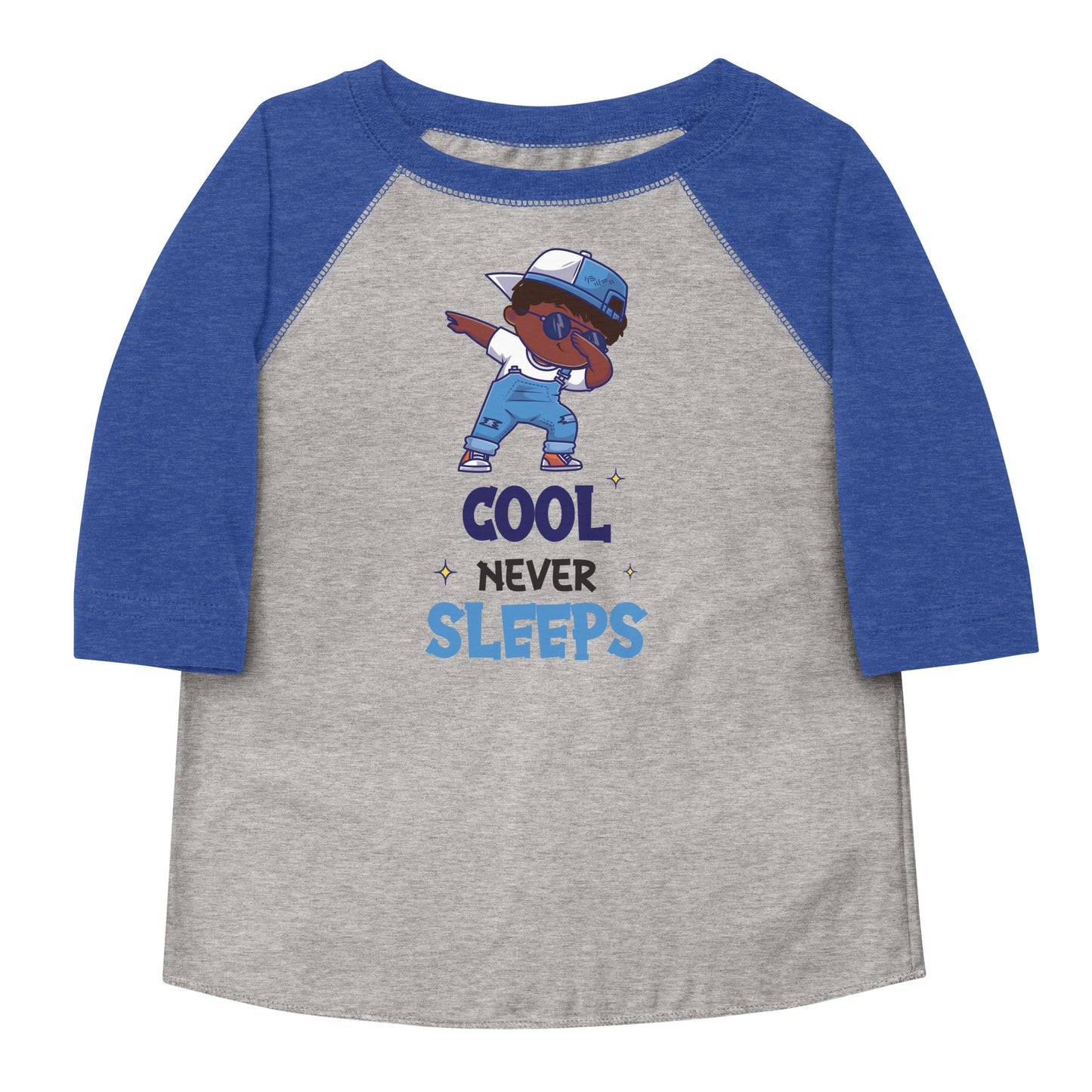 Cool Never Sleeps Toddler Baseball Shirt