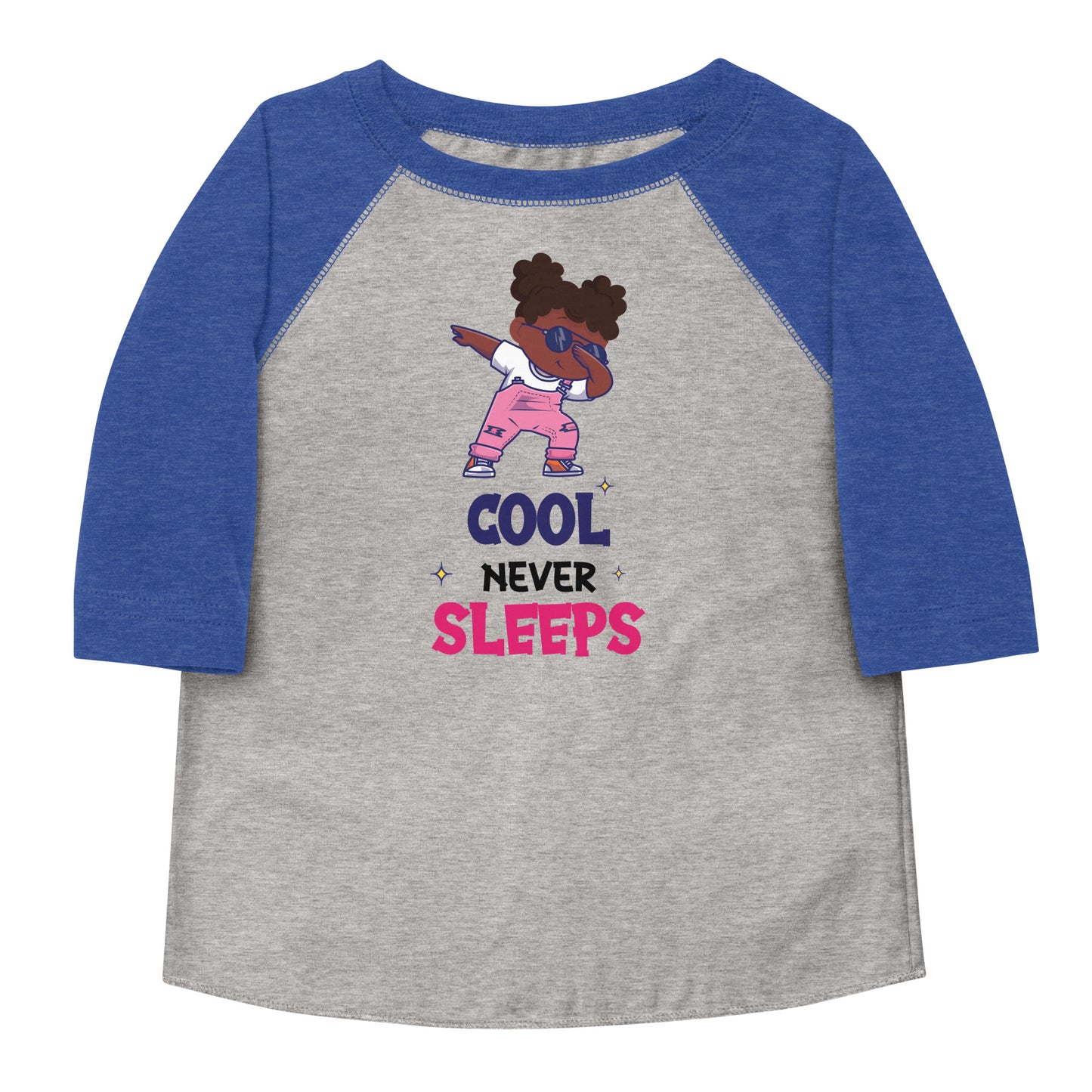 Cool Never Sleeps Toddler Baseball Shirt