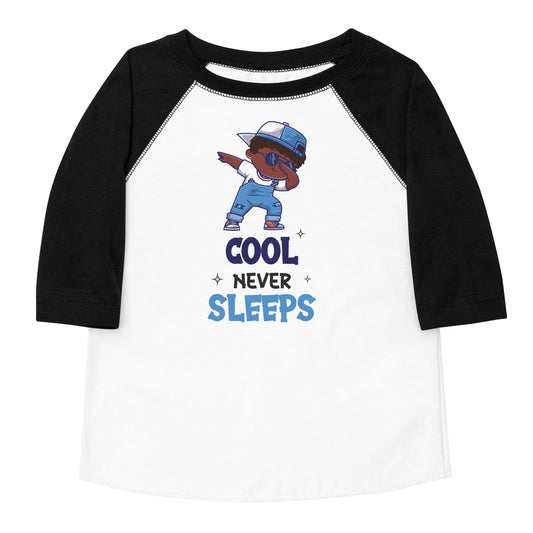 Cool Never Sleeps Toddler Baseball Shirt