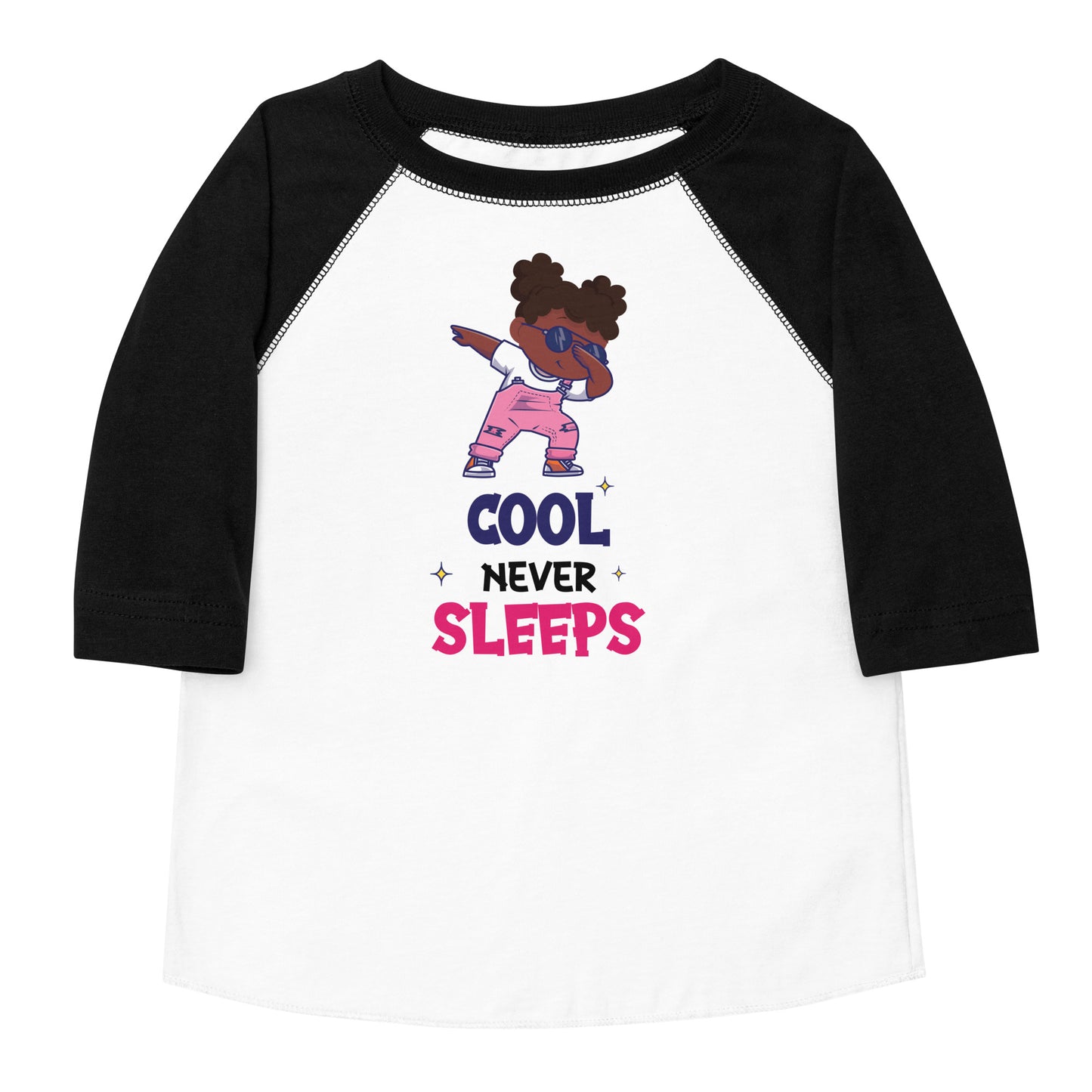 Cool Never Sleeps Toddler Baseball Shirt