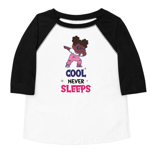 Cool Never Sleeps Toddler Baseball Shirt