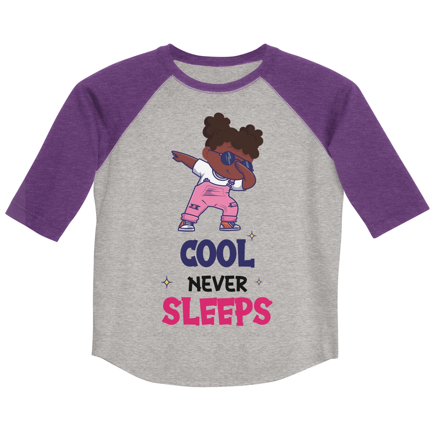 Cool Never Sleeps Youth Baseball Shirt
