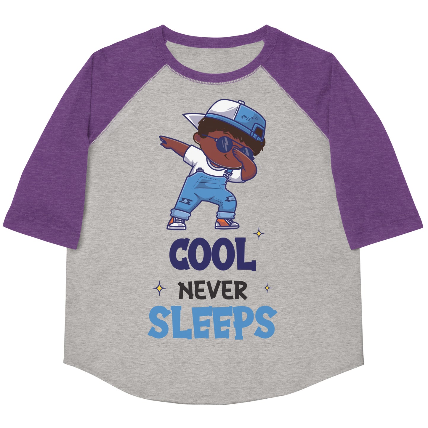 Cool Never Sleeps Youth Baseball Shirt