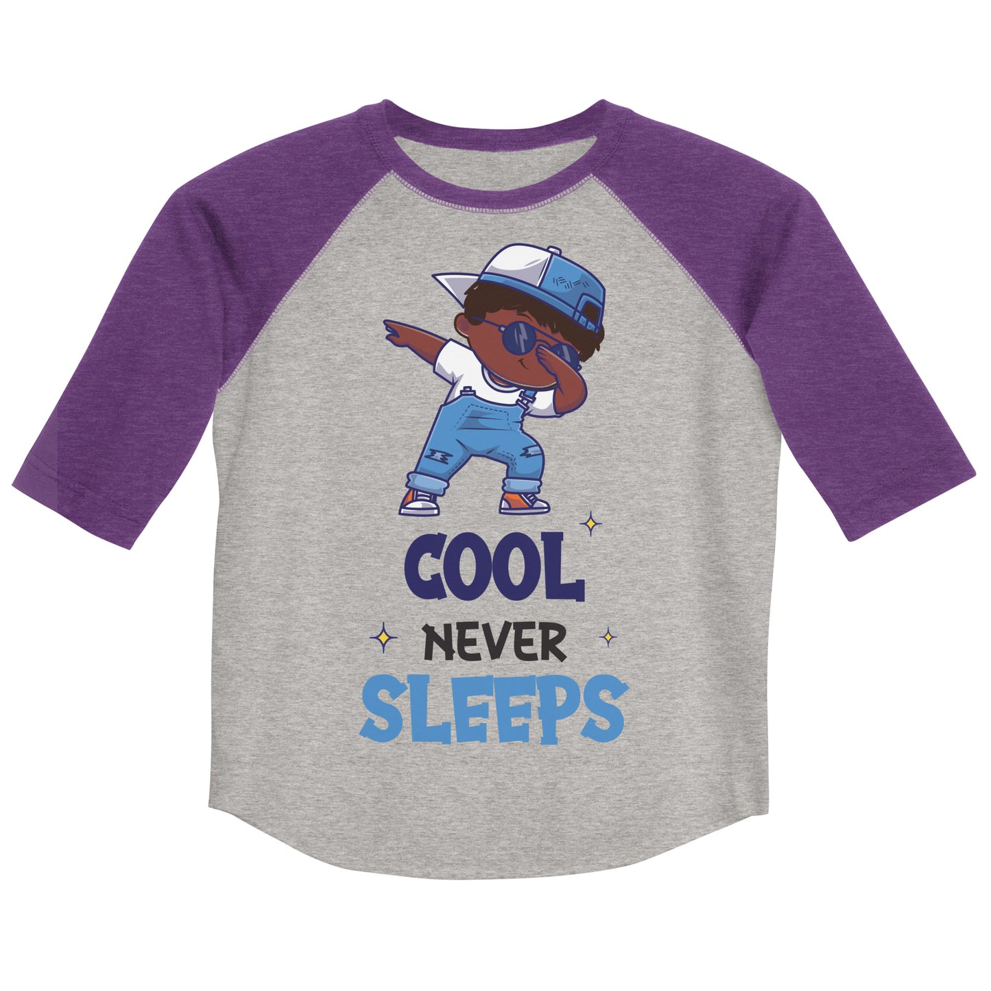 Cool Never Sleeps Youth Baseball Shirt