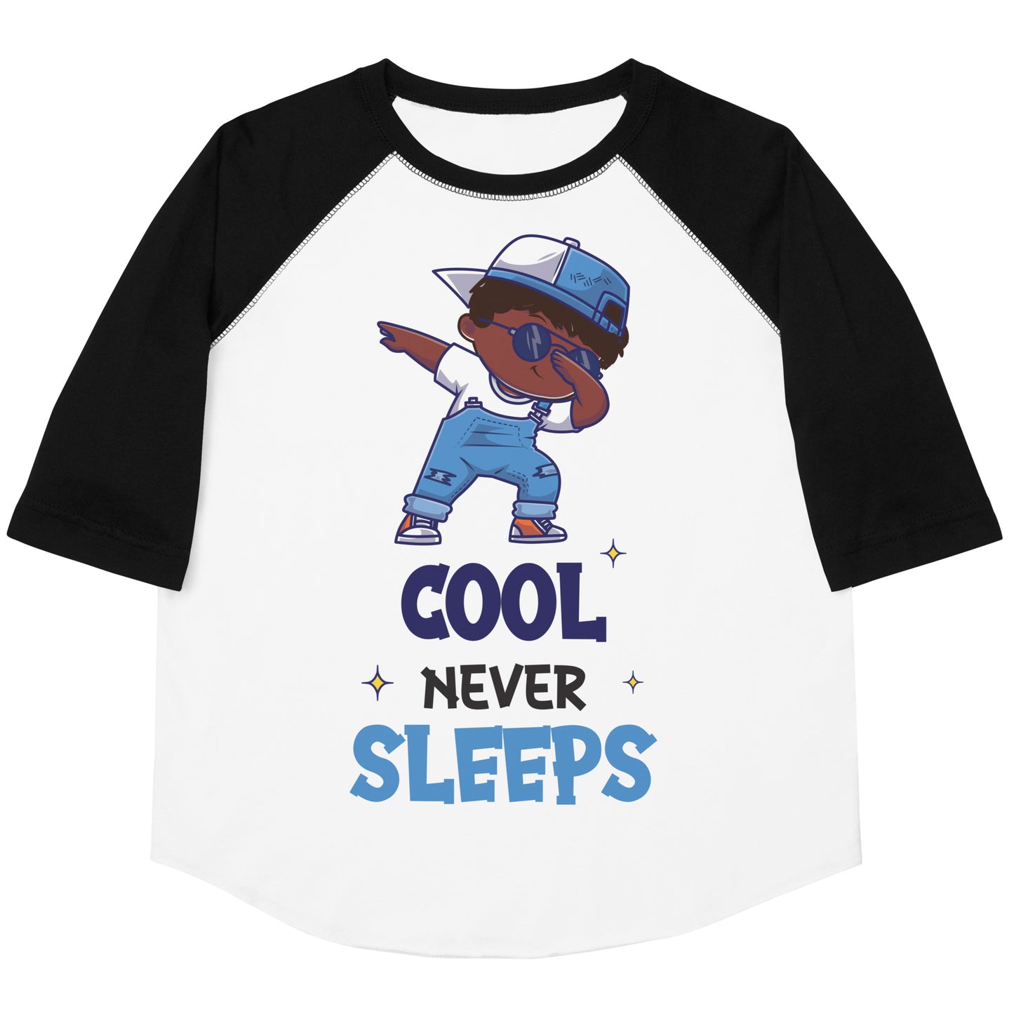 Cool Never Sleeps Youth Baseball Shirt