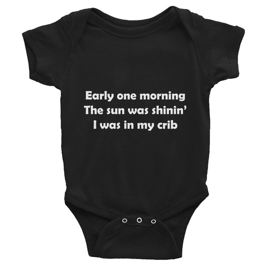 Mozart Lyrics Infant Bodysuit