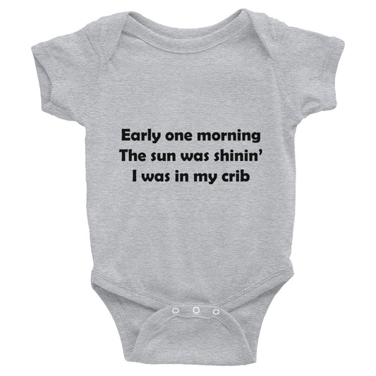 Mozart Lyrics Infant Bodysuit