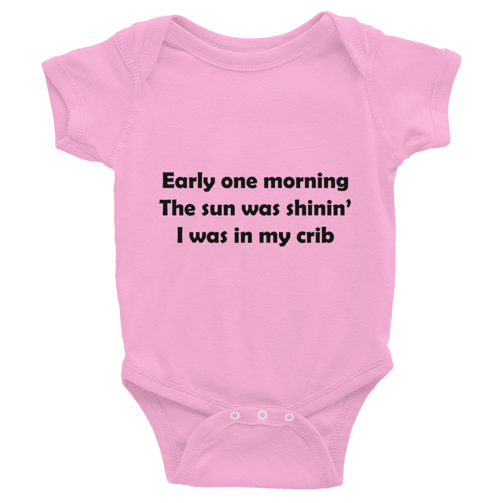 Mozart Lyrics Infant Bodysuit