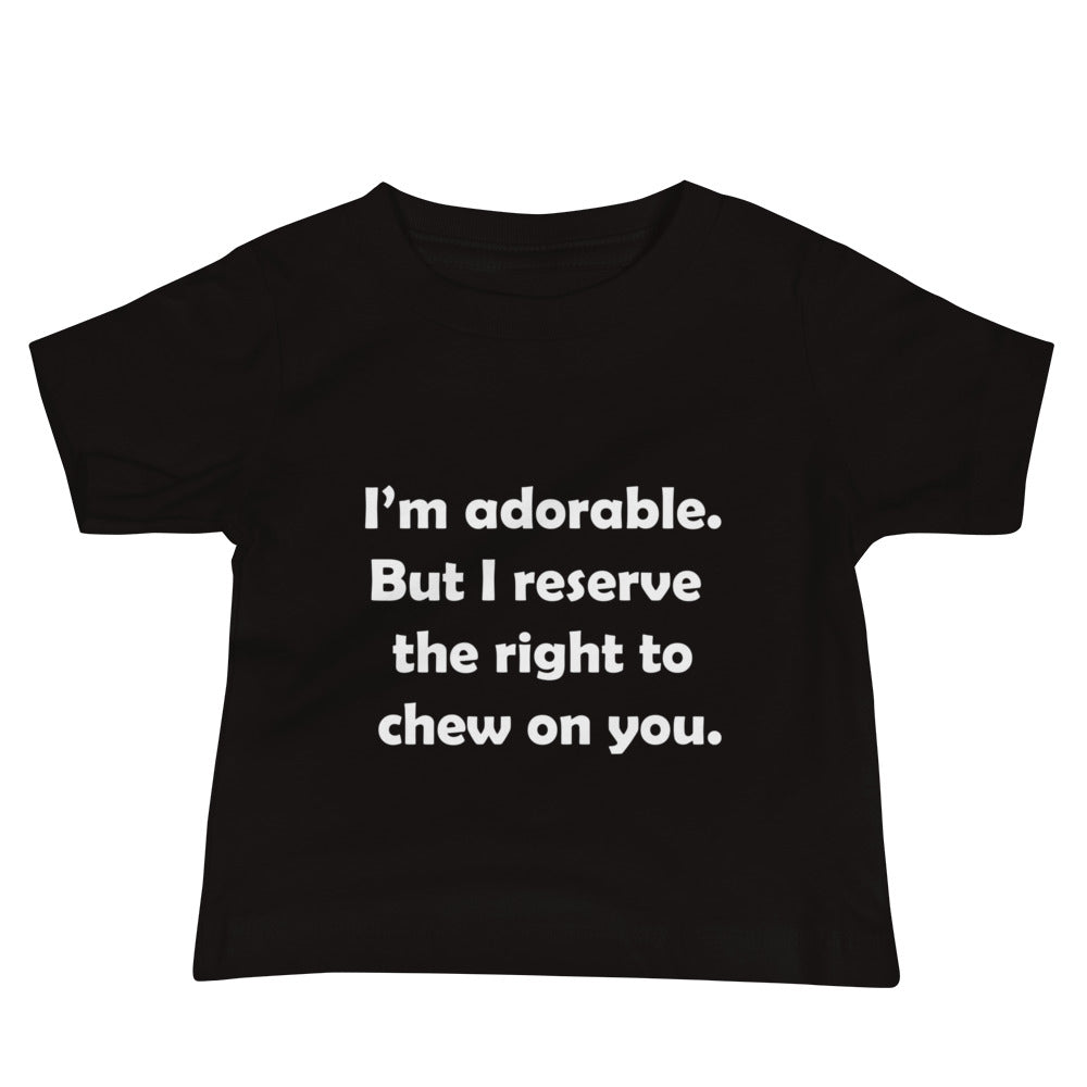 I'm Adorable Baby Jersey Short Sleeve Tee