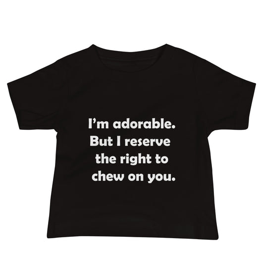I'm Adorable Baby Jersey Short Sleeve Tee