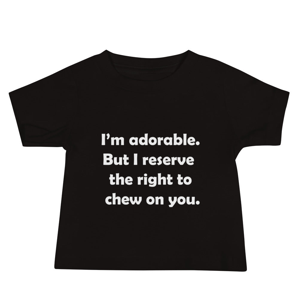 I'm Adorable Baby Jersey Short Sleeve Tee