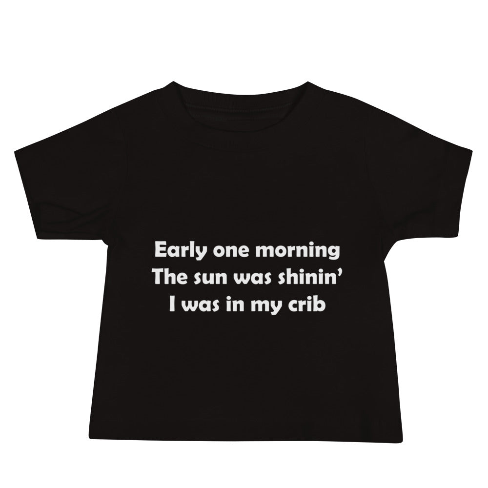 Mozart Lyrics Baby Jersey Short Sleeve Tee