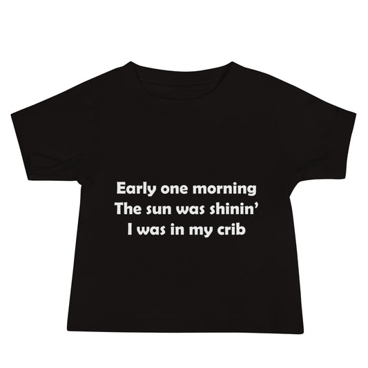 Mozart Lyrics Baby Jersey Short Sleeve Tee