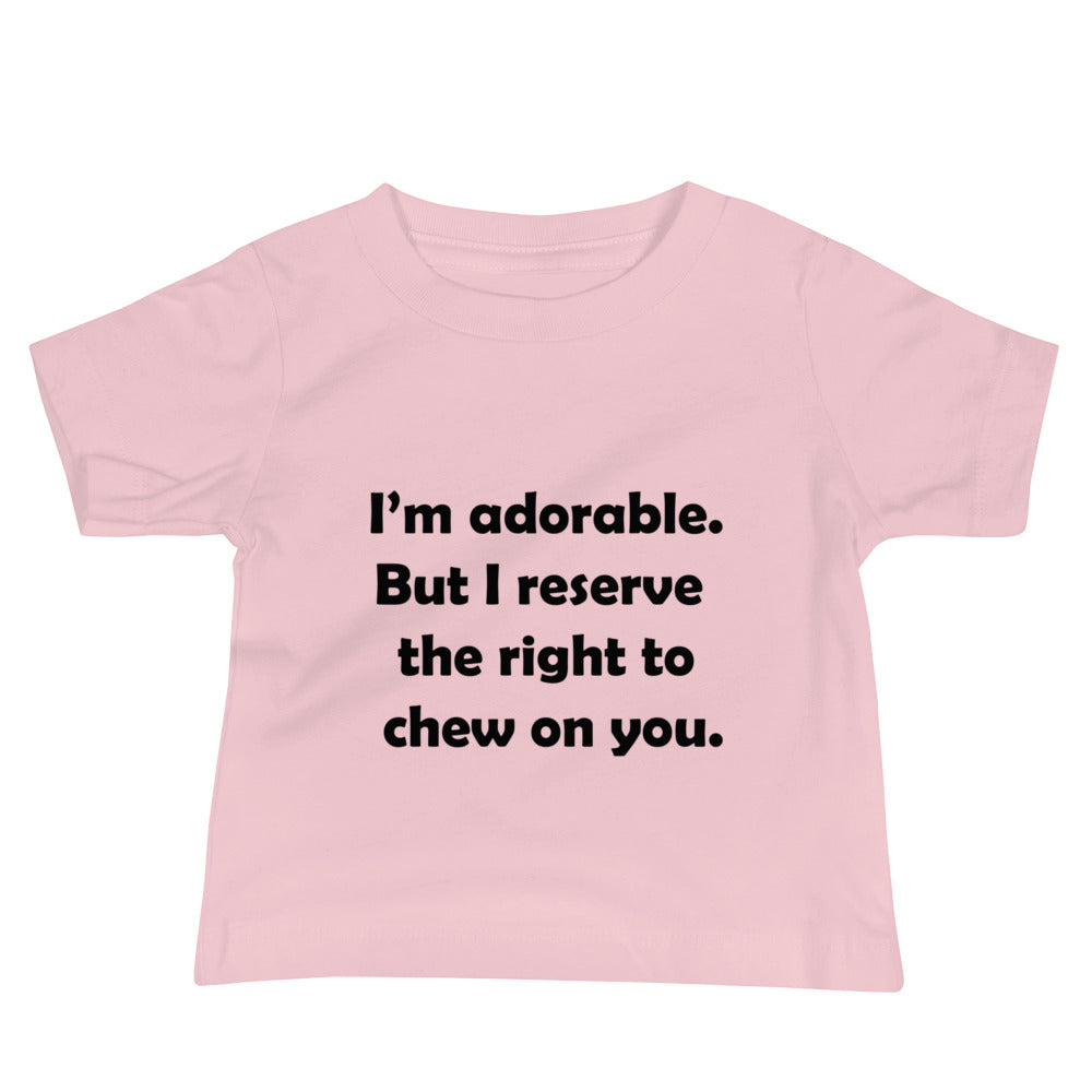 I'm Adorable Baby Jersey Short Sleeve Tee