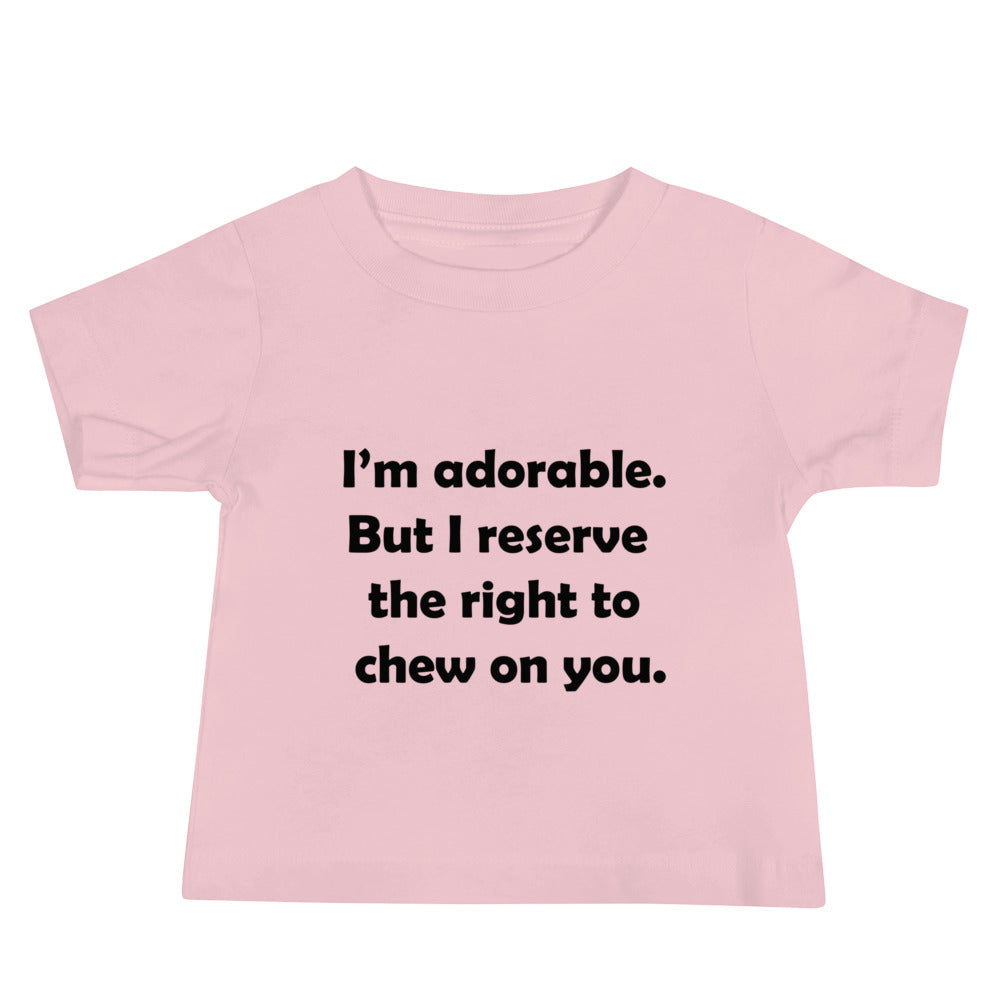 I'm Adorable Baby Jersey Short Sleeve Tee