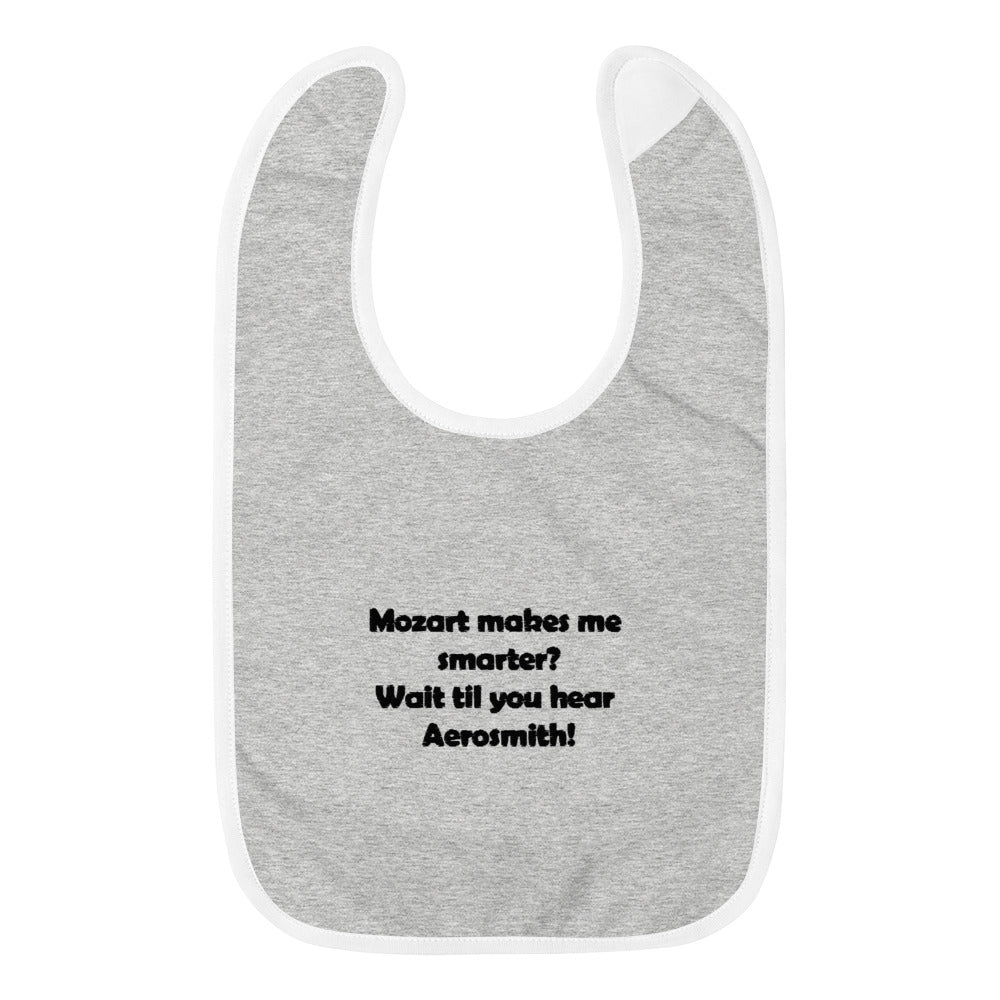 Embroidered Mozart Baby Bib