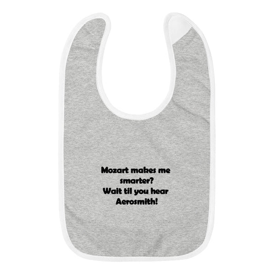 Embroidered Mozart Baby Bib