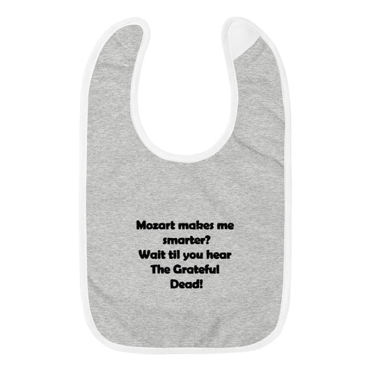 The Grateful Dead Embroidered Baby Bib