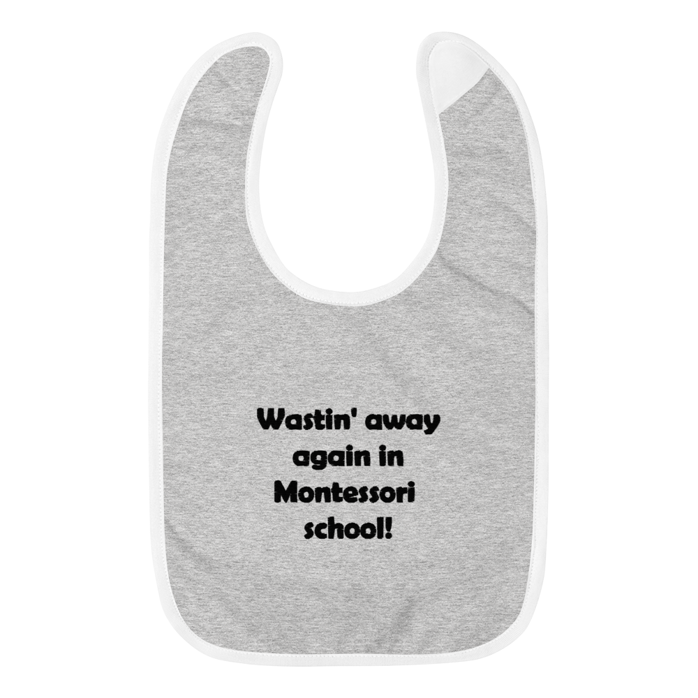 Mozart Montessori School Embroidered Baby Bib