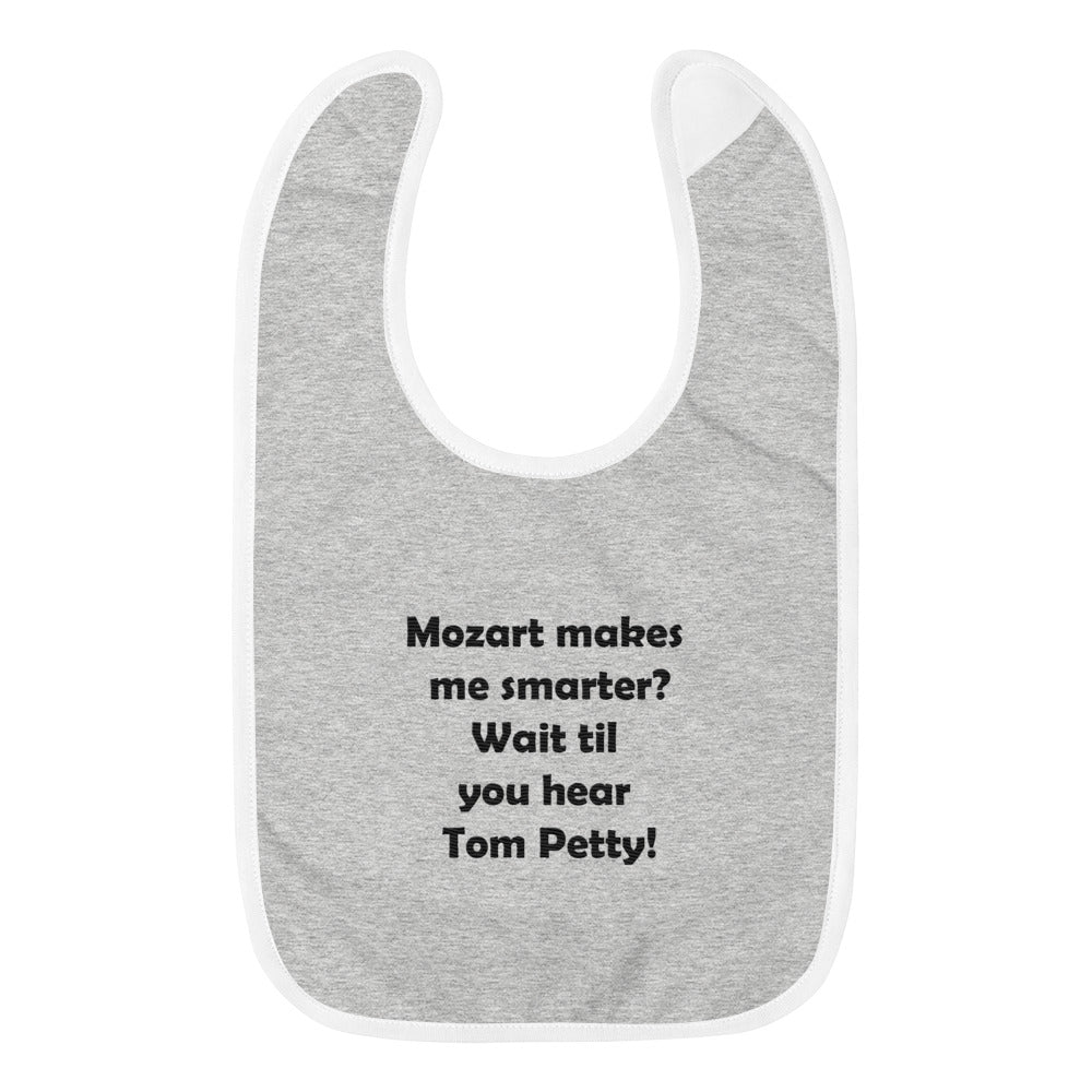 Mozart Embroidered Baby Bib