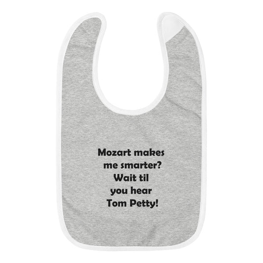 Mozart Embroidered Baby Bib