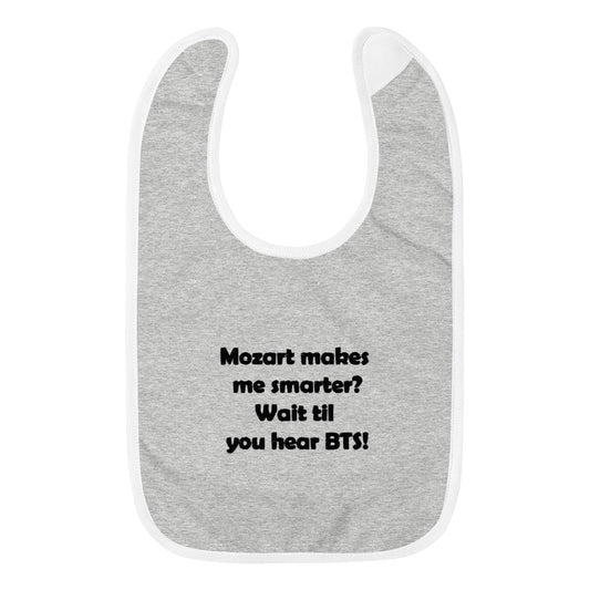 Mozart Embroidered Baby Bib