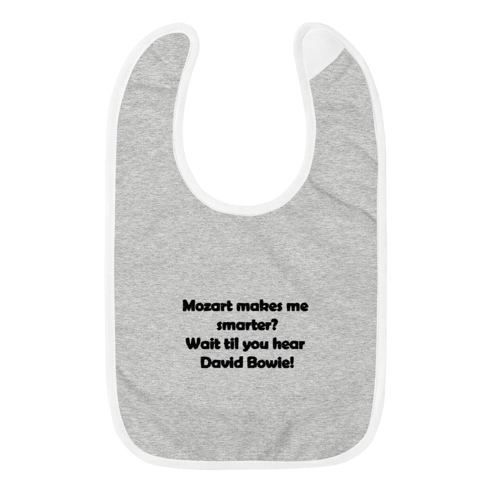 Mozart Embroidered Baby Bib