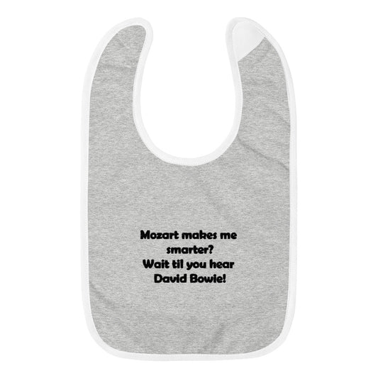Mozart Embroidered Baby Bib