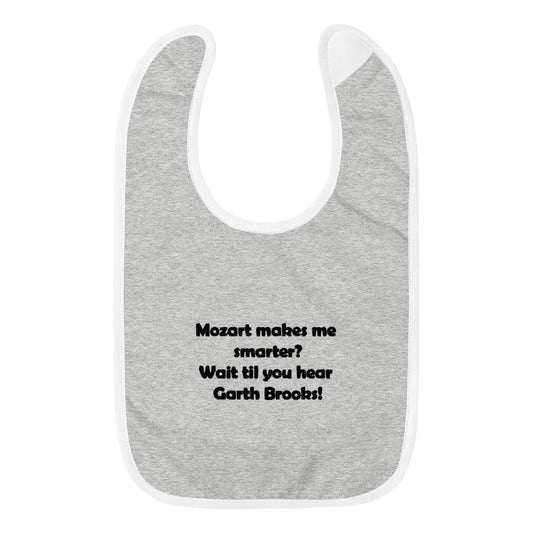 Mozart Embroidered Baby Bib
