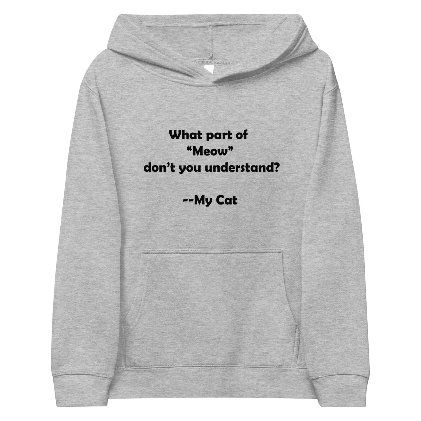 My Cat Kids Fleece Hoodie